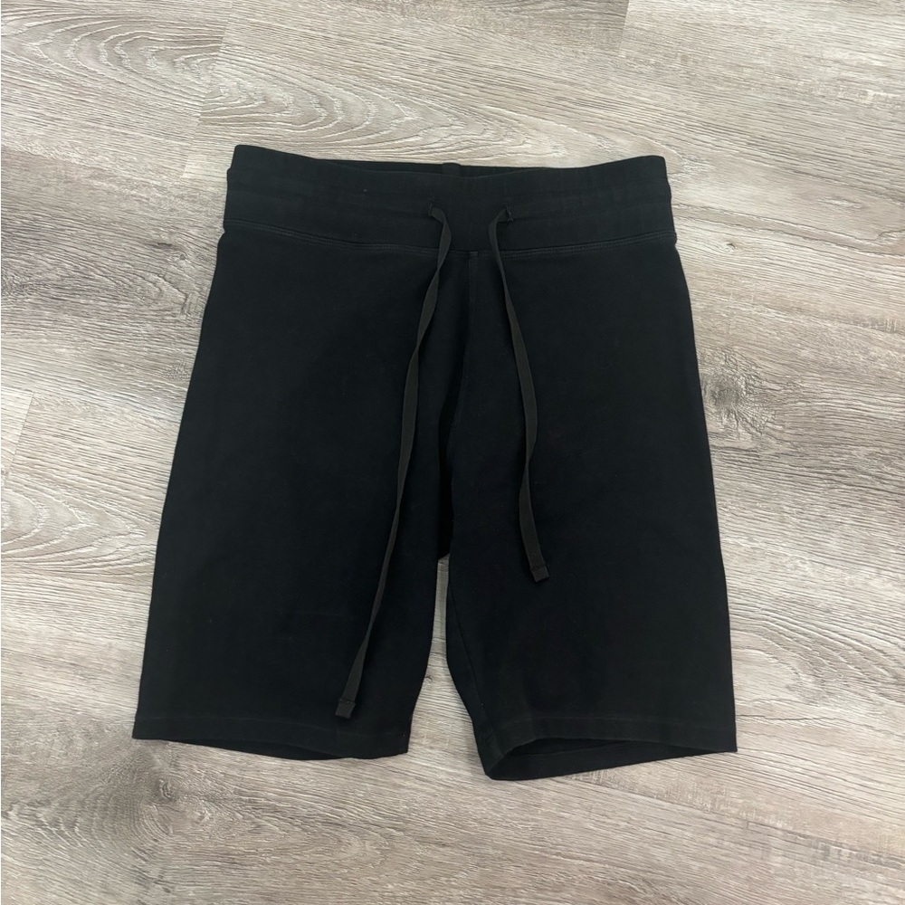 Free People Movement Biker Short tie waist long small black - Free People Shorts